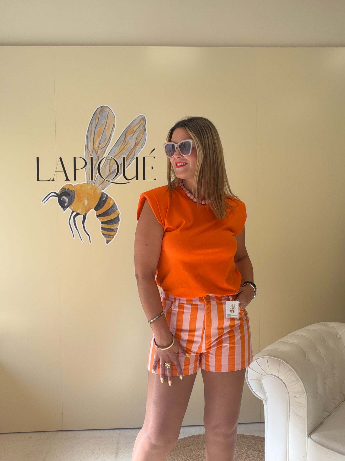 Camiseta Dakota naranja