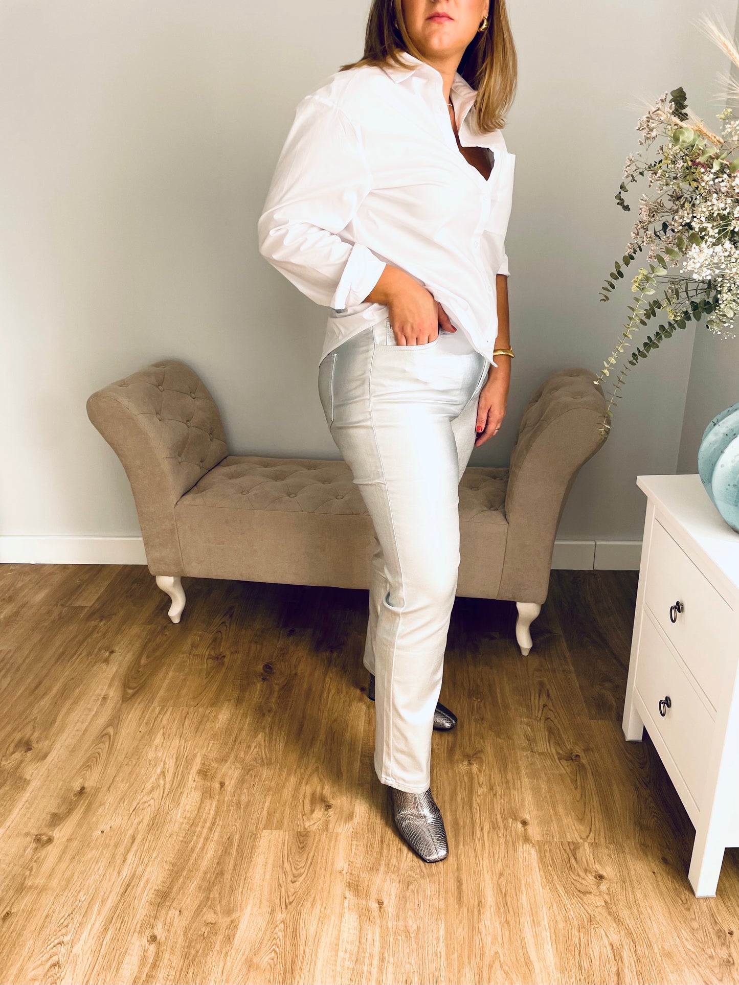 PANTALÓN PLATA