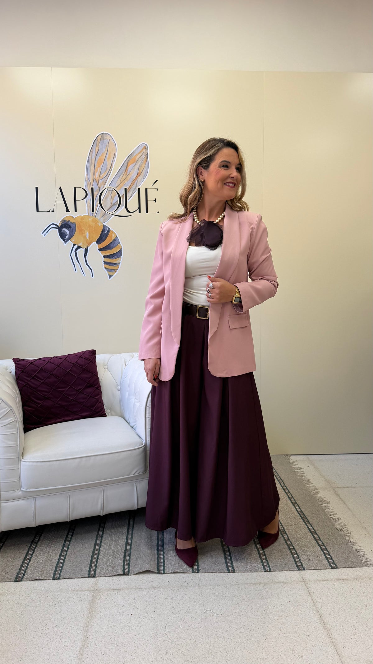 Chaqueta Ok rosa