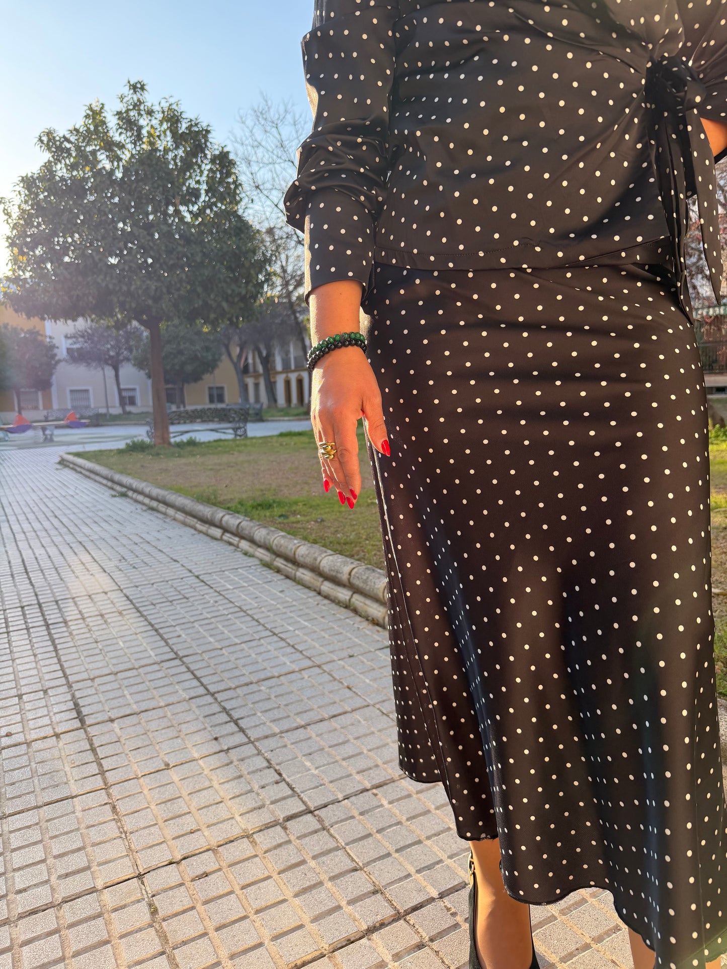 Falda lunera