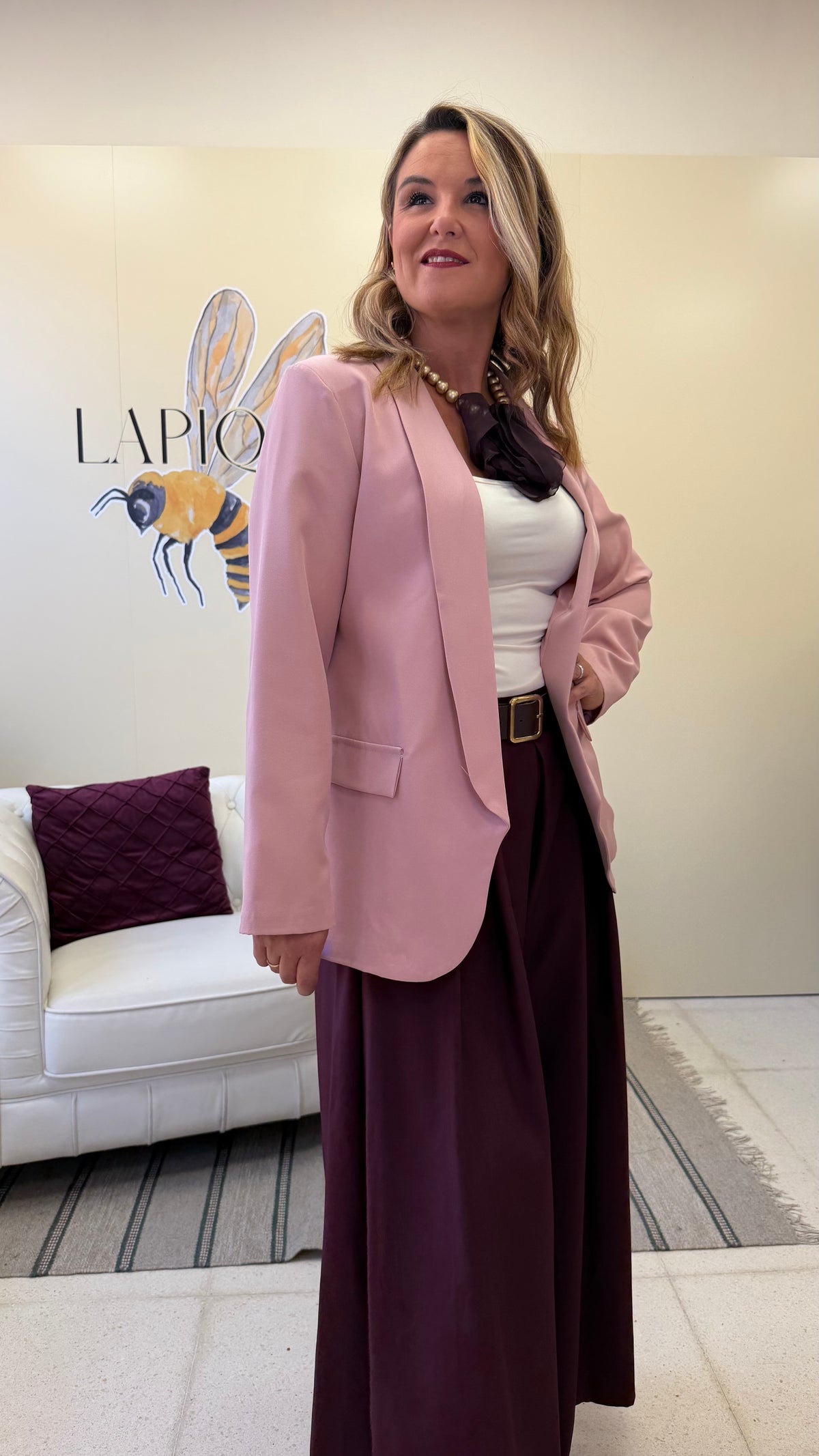 Chaqueta Ok rosa