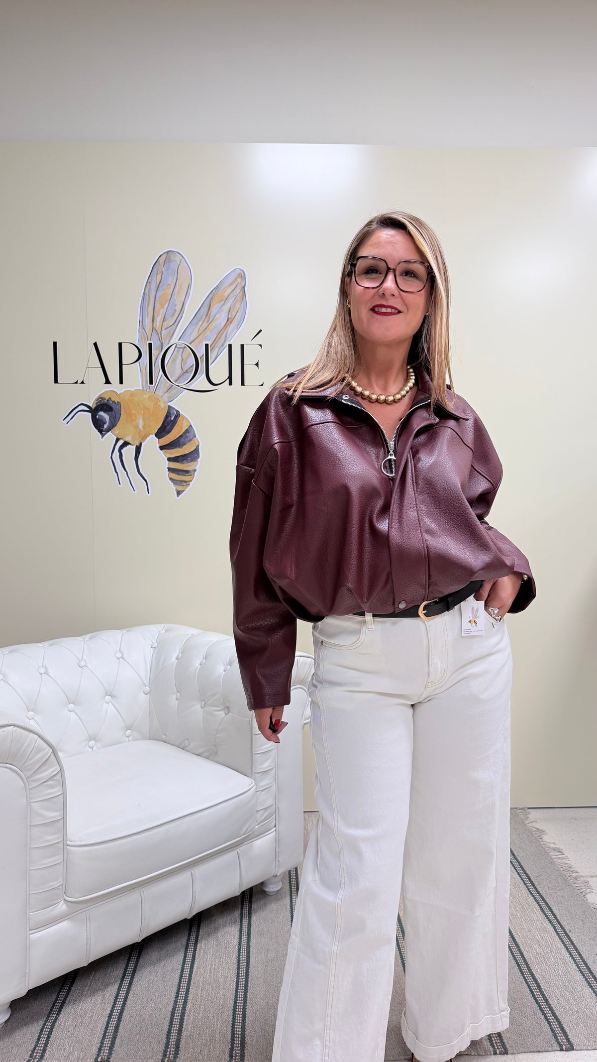 Chaqueta Madeira Poli piel