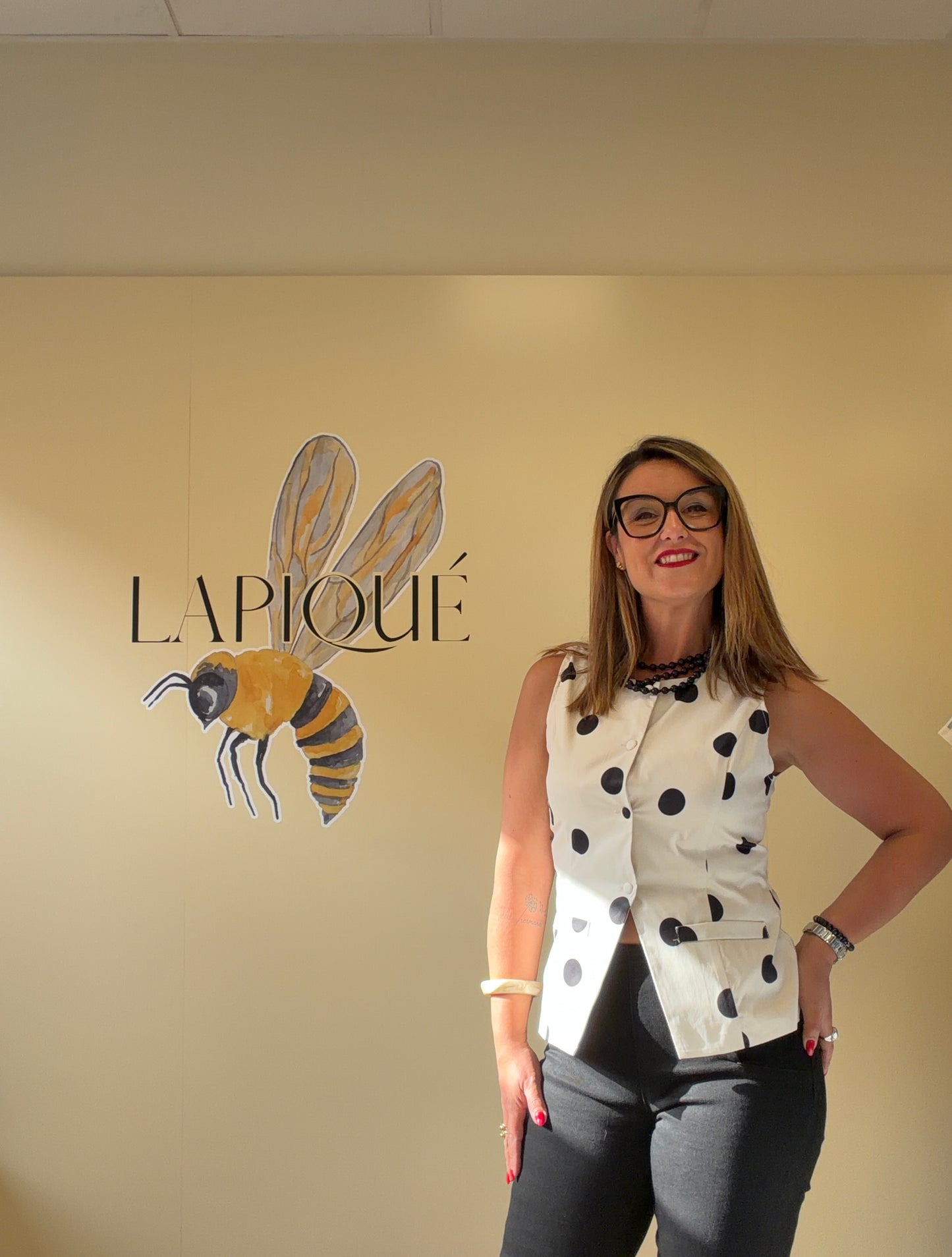 Chaleco Marcela Lunares