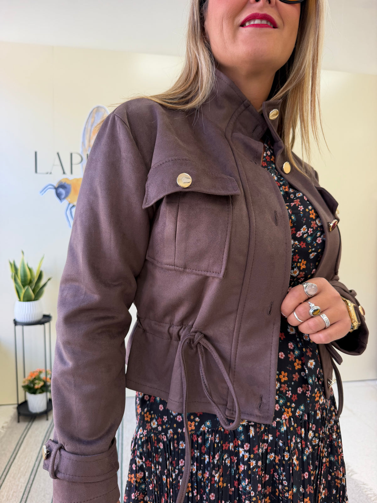 Chaqueta de ante Masía