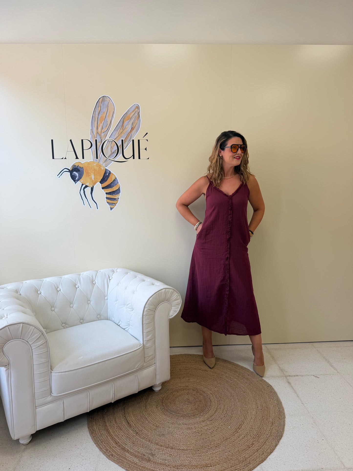 Vestido lino Lorna