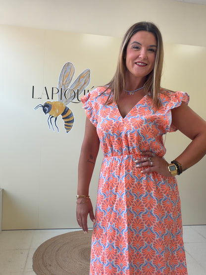 Vestido Banana fluor