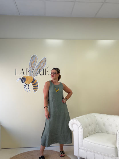 Vestido lino Katar