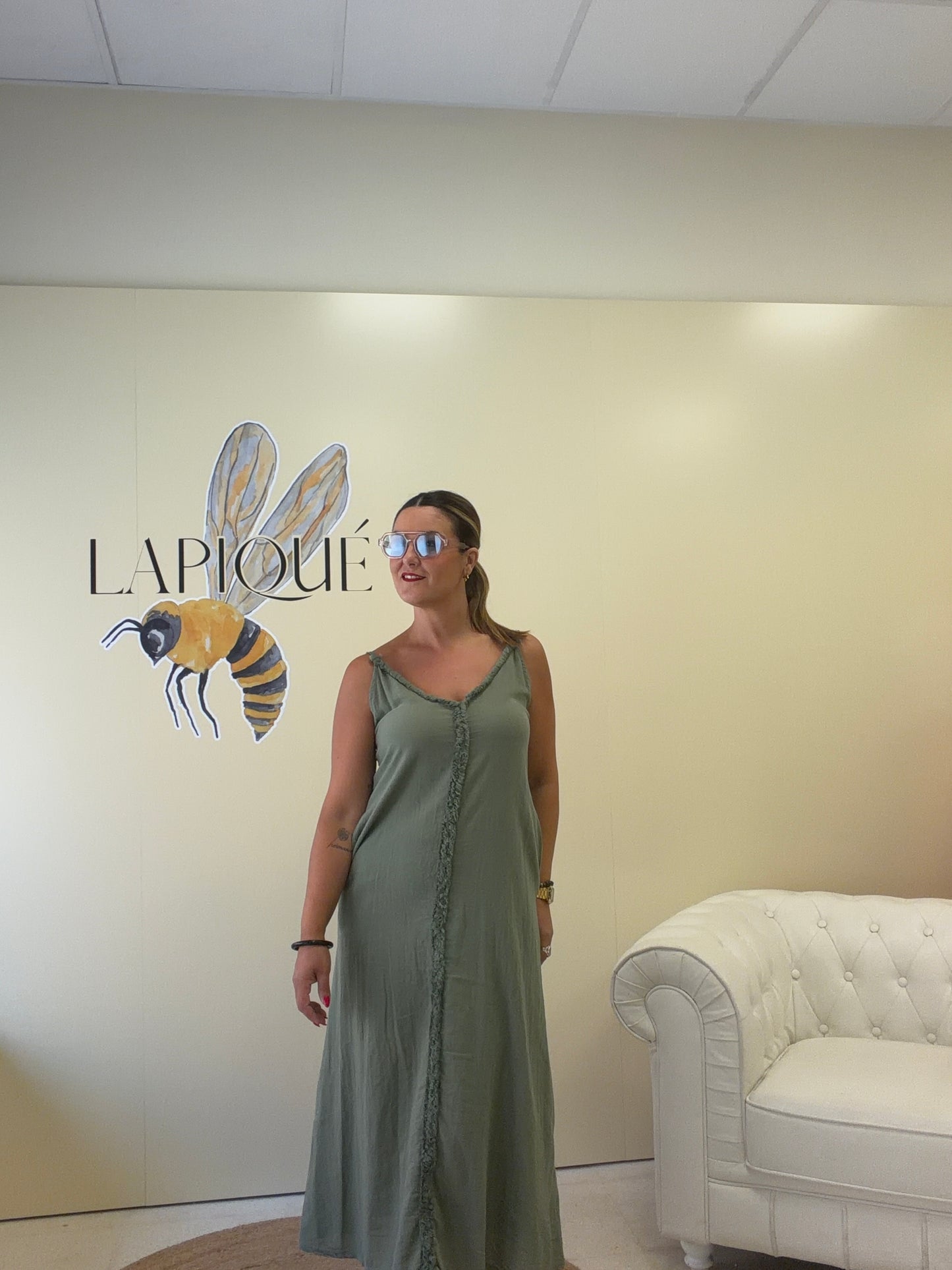 Vestido lino Katar