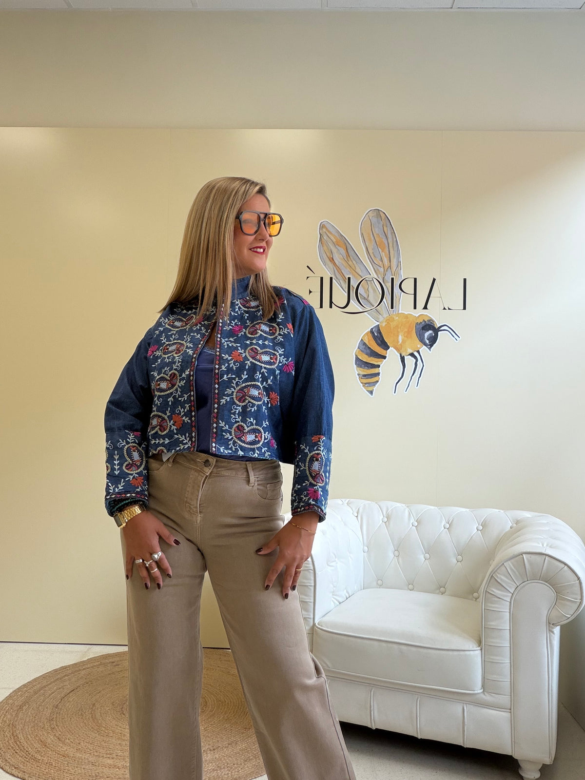 Chaqueta Carla bordada