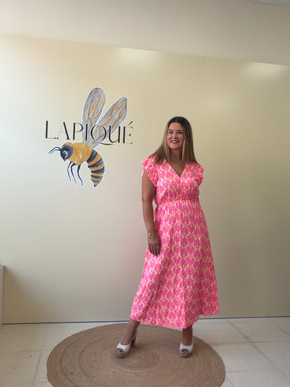 Vestido Banana fluor