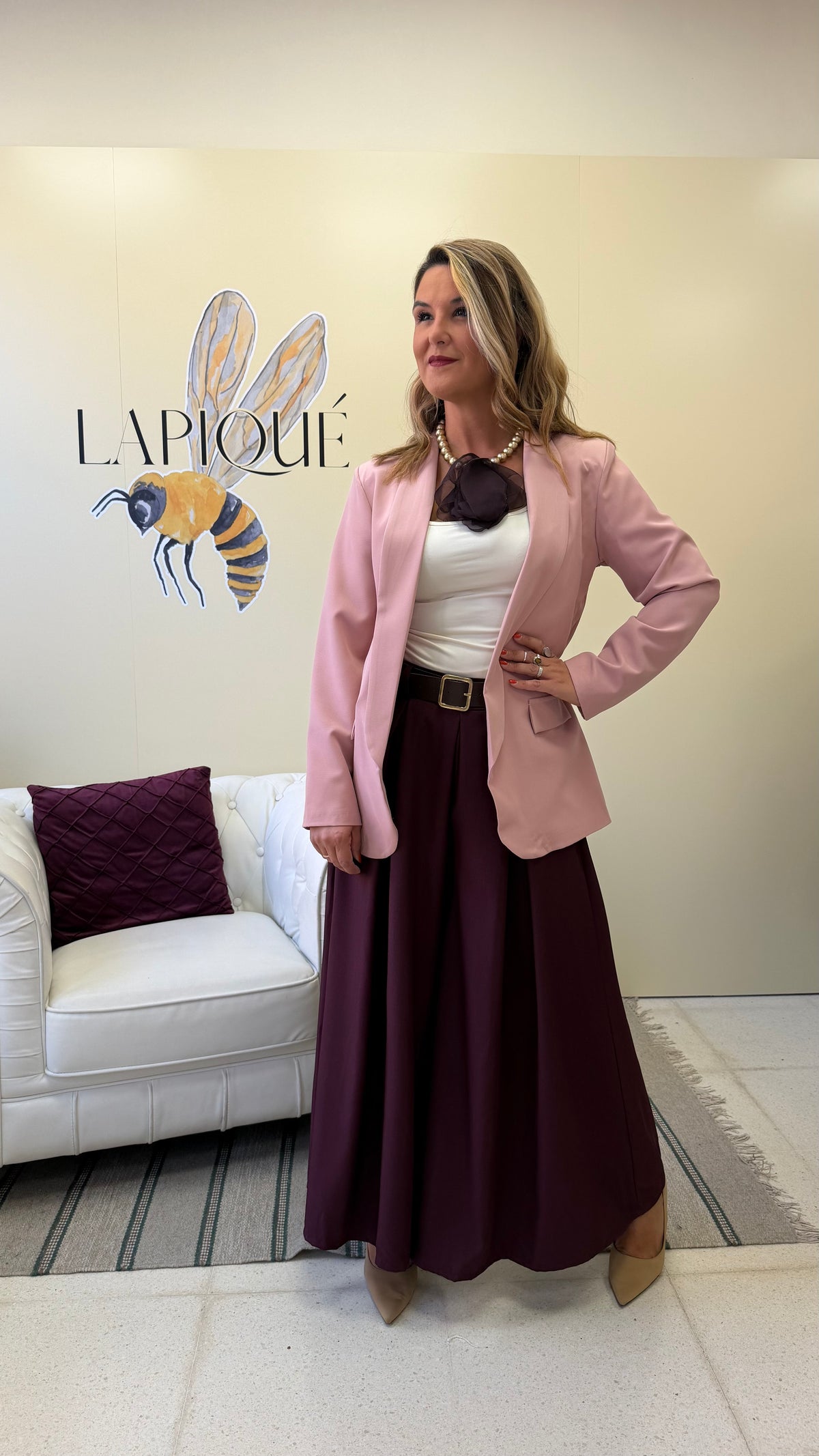 Chaqueta Ok rosa